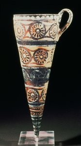 Conical Rhyton, removed from Akrotiri on the island of Thera (Santorini) in the southern Cyclades